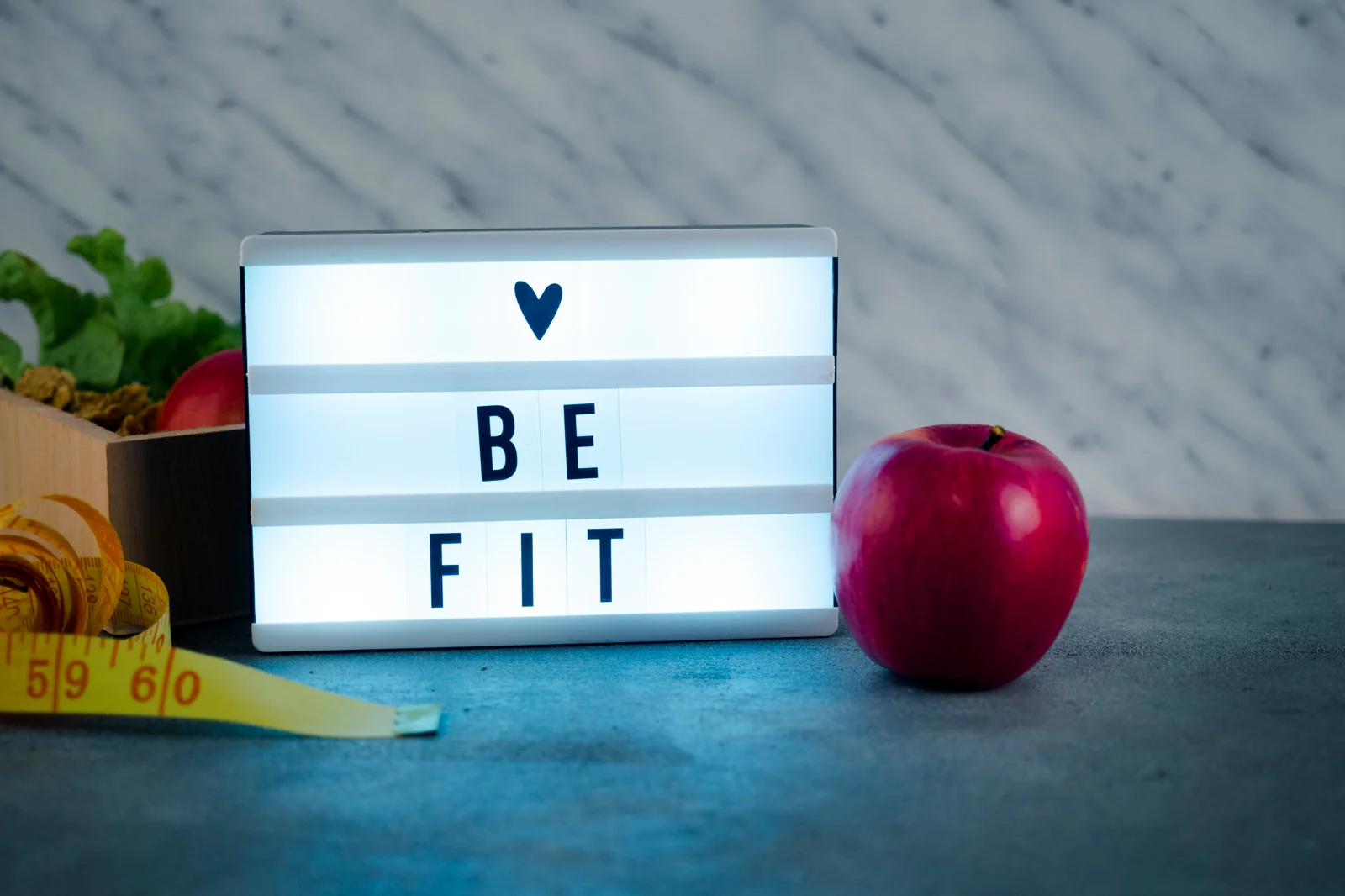 shiny love be fit inscription board with apple scaled 1